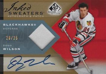 2007-08 SP Game Used - Inked Sweaters Patches #IS-DW Doug Wilson Front