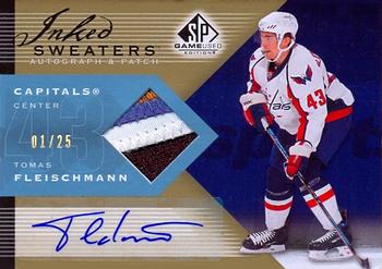 2007-08 SP Game Used - Inked Sweaters Patches #IS-TF Tomas Fleischmann Front