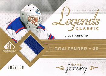 2007-08 SP Game Used - Legends Classic Game Jersey #HGJ-BR Bill Ranford Front