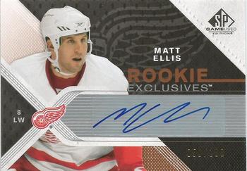 2007-08 SP Game Used - Rookie Exclusives Autographs #RE-ME Matt Ellis Front