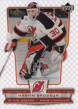 2007-08 Upper Deck McDonald's - In the Crease #ICMB Martin Brodeur Front