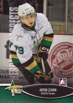 2012-13 In The Game Heroes and Prospects #111 Anton Zlobin Front