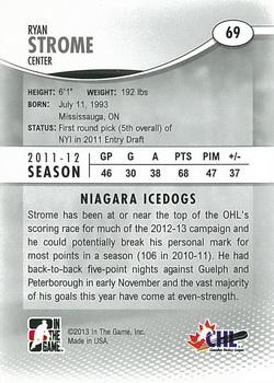 2012-13 In The Game Heroes and Prospects #69 Ryan Strome Back