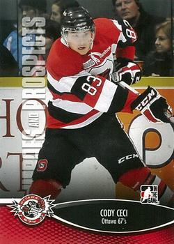 2012-13 In The Game Heroes and Prospects #72 Cody Ceci Front