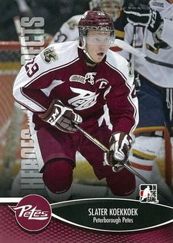 2012-13 In The Game Heroes and Prospects #76 Slater Koekkoek Front