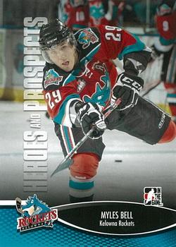 2012-13 In The Game Heroes and Prospects #126 Myles Bell Front