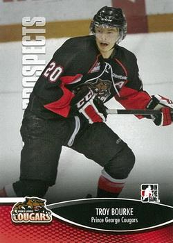 2012-13 In The Game Heroes and Prospects #136 Troy Bourke Front