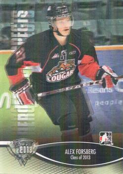 2012-13 In The Game Heroes and Prospects #173 Alex Forsberg Front