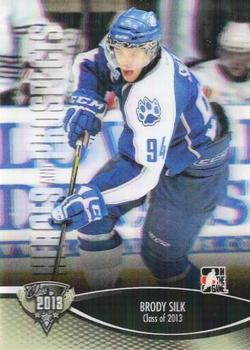 2012-13 In The Game Heroes and Prospects #187 Brody Silk Front