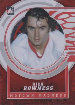 2012-13 In The Game Motown Madness #13 Rick Bowness Front