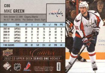 2012-13 Upper Deck - UD Canvas #C86 Mike Green Back