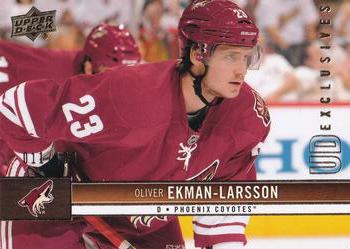 2012-13 Upper Deck - UD Exclusives #139 Oliver Ekman-Larsson Front
