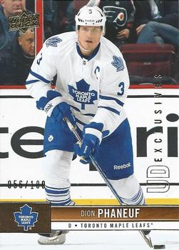 2012-13 Upper Deck - UD Exclusives #175 Dion Phaneuf Front