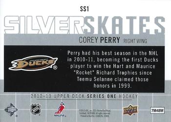2012-13 Upper Deck - Silver Skates #SS1 Corey Perry Back