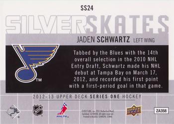 2012-13 Upper Deck - Silver Skates #SS24 Jaden Schwartz Back