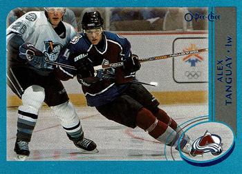 2002-03 Topps - O-Pee-Chee Blue Line #95 Alex Tanguay Front