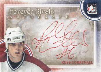 2012-13 In The Game Forever Rivals - Autographs #A-RC2 Russ Courtnall Front