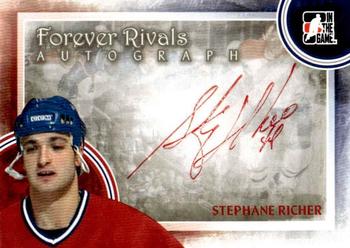 2012-13 In The Game Forever Rivals - Autographs #A-SR Stephane Richer Front