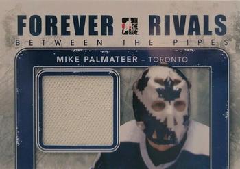 2012-13 In The Game Forever Rivals - Between The Pipes Memorabilia Blue/Red #BTP-06 Mike Palmateer Front