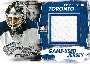 2012-13 In The Game Forever Rivals - Game Used Jerseys Blue/Red #M-01 Ed Belfour Front