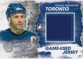 2012-13 In The Game Forever Rivals - Game Used Jerseys Blue/Red #M-06 Doug Gilmour Front