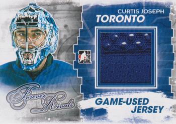 2012-13 In The Game Forever Rivals - Game Used Jerseys Blue/Red #M-07 Curtis Joseph Front