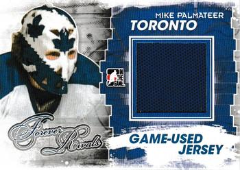 2012-13 In The Game Forever Rivals - Game Used Jerseys Blue/Red #M-14 Mike Palmateer Front