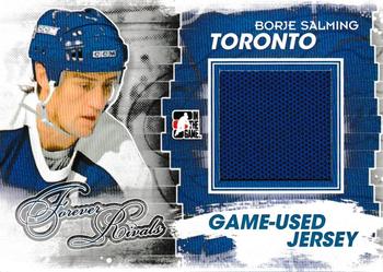 2012-13 In The Game Forever Rivals - Game Used Jerseys Blue/Red #M-18 Borje Salming Front