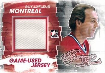 2012-13 In The Game Forever Rivals - Game Used Jerseys Blue/Red #M-37 Guy Lafleur Front