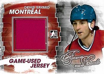 2012-13 In The Game Forever Rivals - Game Used Jerseys Blue/Red #M-50 Denis Savard Front
