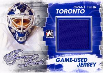 2012-13 In The Game Forever Rivals - Game Used Jerseys Blue/Red #M-17 Grant Fuhr Front