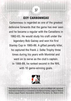 2012-13 In The Game Forever Rivals - Gold #37 Guy Carbonneau Back