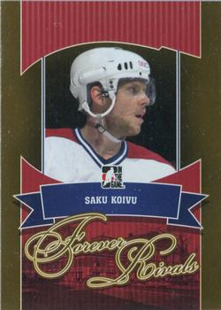 2012-13 In The Game Forever Rivals - Gold #45 Saku Koivu Front