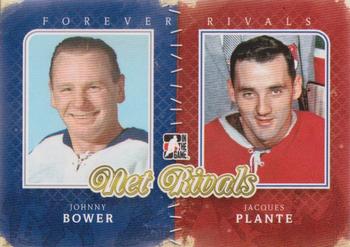2012-13 In The Game Forever Rivals - Net Rivals #NR-01 Johnny Bower / Jacques Plante Front