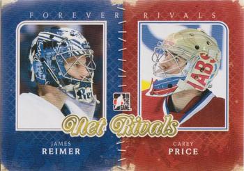 2012-13 In The Game Forever Rivals - Net Rivals #NR-04 James Reimer / Carey Price Front