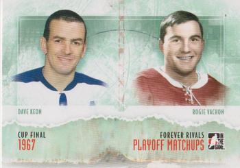 2012-13 In The Game Forever Rivals - Playoff Matchups #PM-01 Dave Keon / Rogie Vachon Front