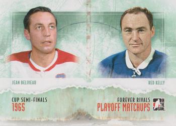 2012-13 In The Game Forever Rivals - Playoff Matchups #PM-02 Jean Beliveau / Red Kelly Front