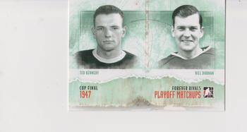 2012-13 In The Game Forever Rivals - Playoff Matchups #PM-07 Ted Kennedy / Bill Durnan Front