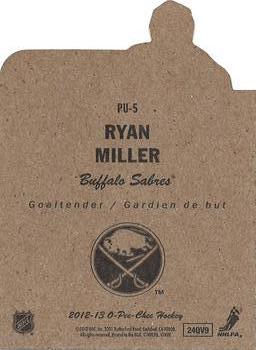 2012-13 O-Pee-Chee - Pop-Ups #PU-5 Ryan Miller Back