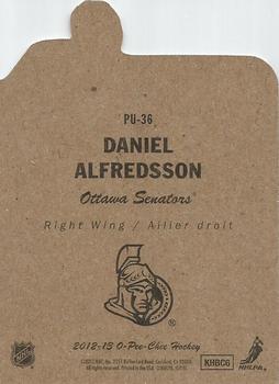 2012-13 O-Pee-Chee - Pop-Ups #PU-36 Daniel Alfredsson Back