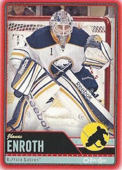 2012-13 O-Pee-Chee - Wrapper Redemption Red #57 Jhonas Enroth Front