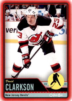 2012-13 O-Pee-Chee - Wrapper Redemption Red #74 David Clarkson Front