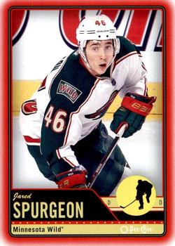2012-13 O-Pee-Chee - Wrapper Redemption Red #444 Jared Spurgeon Front