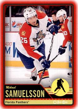 2012-13 O-Pee-Chee - Wrapper Redemption Red #495 Mikael Samuelsson Front