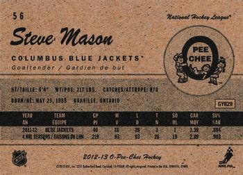 2012-13 O-Pee-Chee - Retro #56 Steve Mason Back