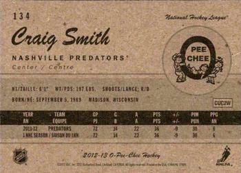 2012-13 O-Pee-Chee - Retro #134 Craig Smith Back