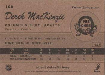 2012-13 O-Pee-Chee - Retro #160 Derek Mackenzie Back