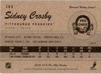 2012-13 O-Pee-Chee - Retro #368 Sidney Crosby Back