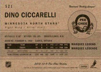 2012-13 O-Pee-Chee - Retro #521 Dino Ciccarelli Back