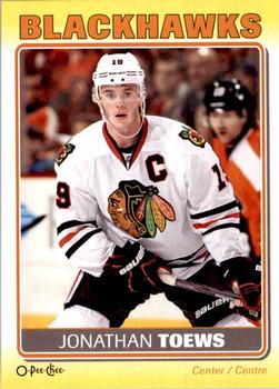 2012-13 O-Pee-Chee - Stickers #S-24 Jonathan Toews Front